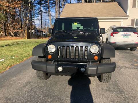 2012 Jeep Wrangler Unlimited for sale at Reliable Auto LLC in Manchester NH