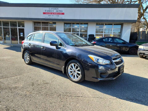 2014 Subaru Impreza for sale at Landes Family Auto Sales in Attleboro MA