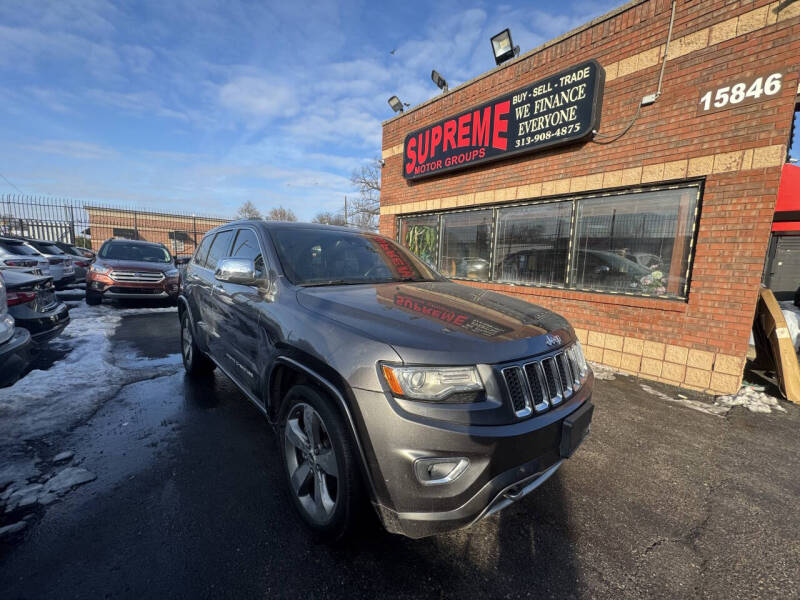 2014 Jeep Grand Cherokee Overland