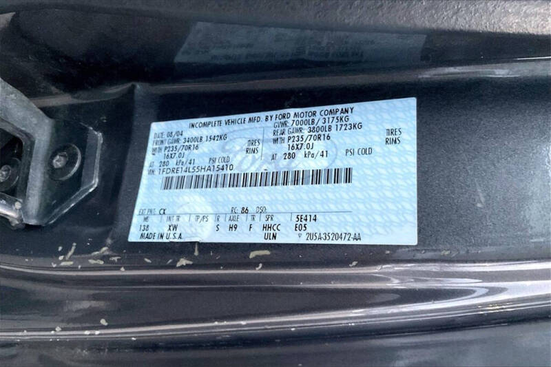 2005 Ford E-Series E-150