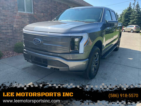 2022 Ford F-150 Lightning for sale at LEE MOTORSPORTS INC in Mount Clemens MI