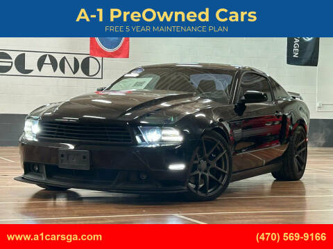 2012 Ford Mustang for sale at A-1 PreOwned Cars in Duluth GA