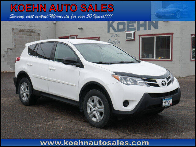 2015 Toyota RAV4 for sale at Koehn Auto Sales in Lindstrom MN