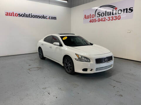 2012 Nissan Maxima for sale at Auto Solutions in Warr Acres OK