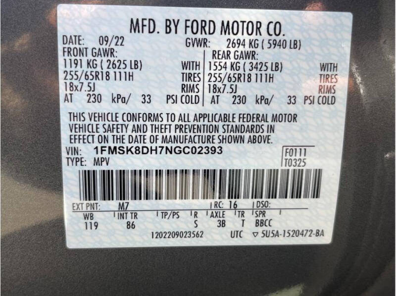 2022 Ford Explorer XLT