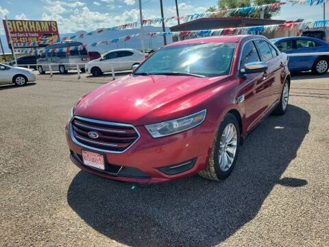 2015 Ford Taurus for sale at Bickham Used Cars in Alamogordo NM