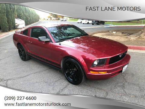 2007 Ford Mustang for sale at Fast Lane Motors in Turlock CA