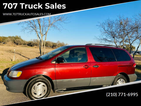 2001 Toyota Sienna for sale at 707 Truck Sales in San Antonio TX