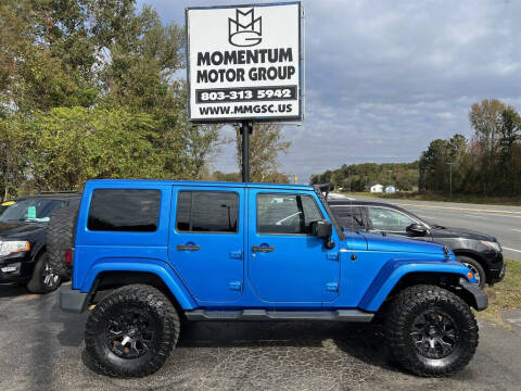 2014 Jeep Wrangler Unlimited for sale at Momentum Motor Group in Lancaster SC