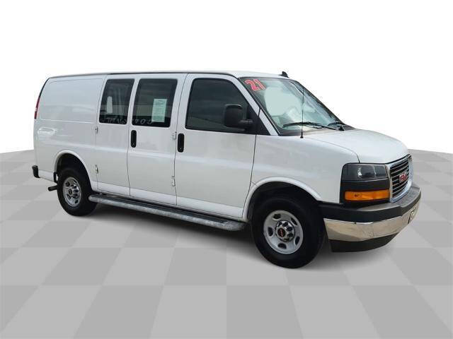 Used 2021 GMC Savana Cargo 1WT with VIN 1GTW7AF74M1261194 for sale in Waterloo, IA