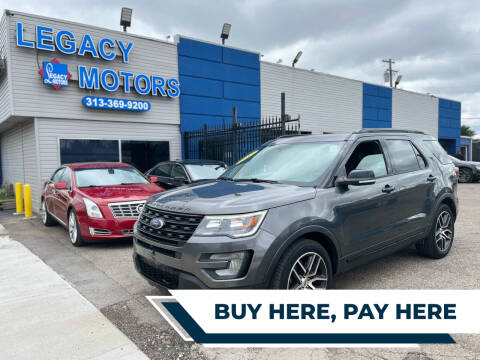 2017 Ford Explorer for sale at Legacy Motors in Detroit MI