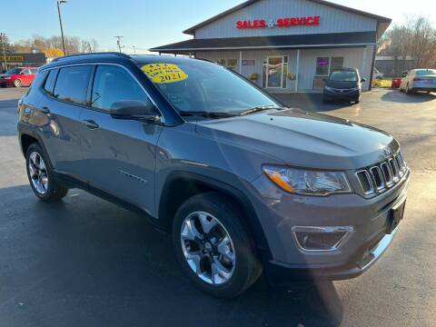 2021 Jeep Compass for sale at Thompson Motors LLC in Attica NY