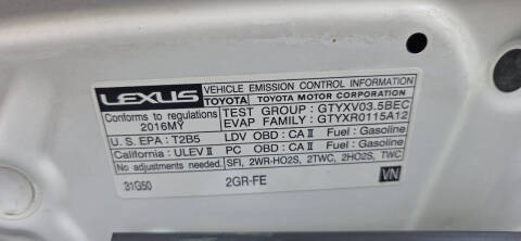 2016 Lexus ES 350