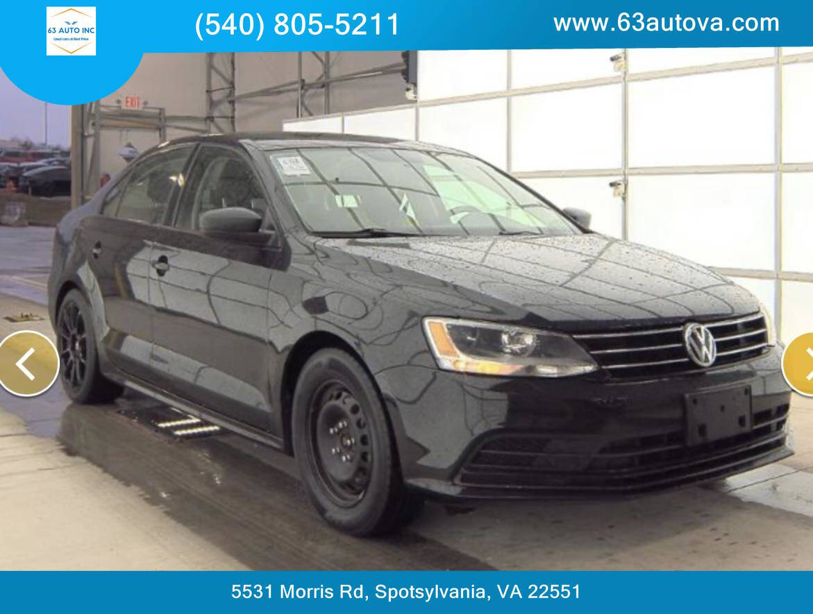 2016 Volkswagen Jetta for sale at 63 Auto Inc in Spotsylvania, VA