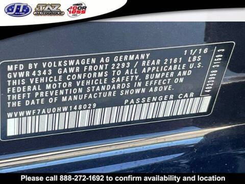 2017 Volkswagen Golf R 4Motion