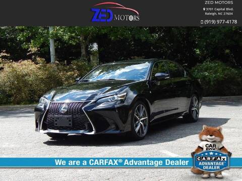 2016 Lexus GS 350 for sale at Zed Motors in Raleigh NC