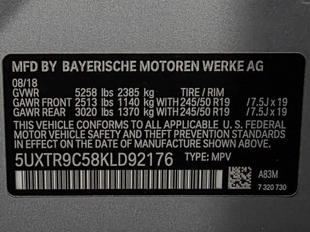 2019 BMW X3 xDrive30i