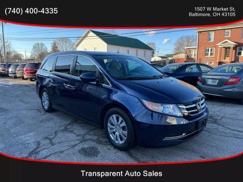 2016 Honda Odyssey for sale at Transparent Auto Sales LLC in Baltimore OH