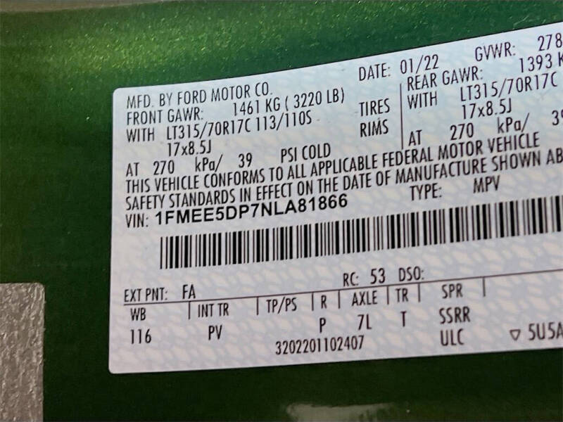 2022 Ford Bronco Wildtrak Advanced