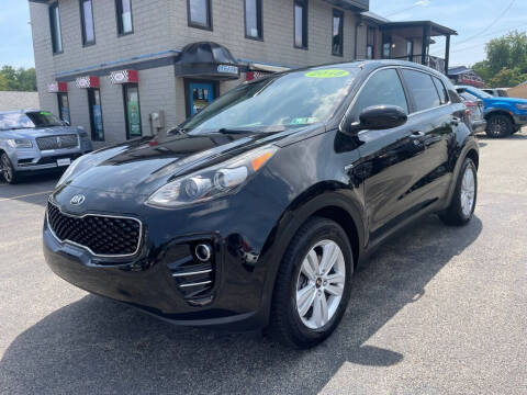 2018 Kia Sportage for sale at Sisson Pre-Owned in Uniontown PA
