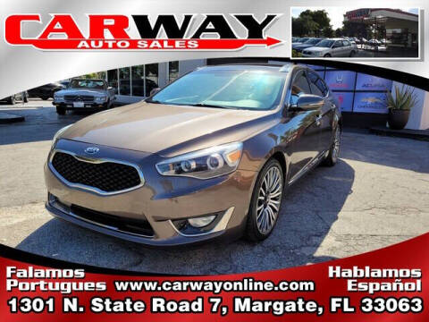 2014 Kia Cadenza for sale at CARWAY Auto Sales in Margate FL