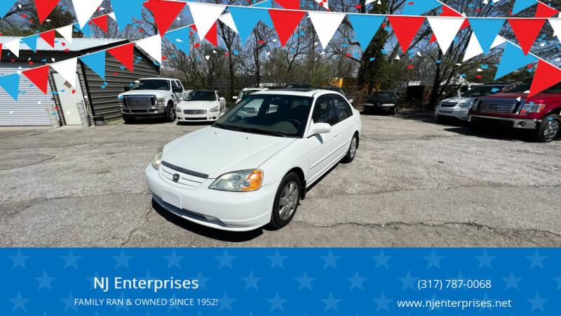 2002 Honda Civic for sale at NJ Enterprizes LLC in Indianapolis IN