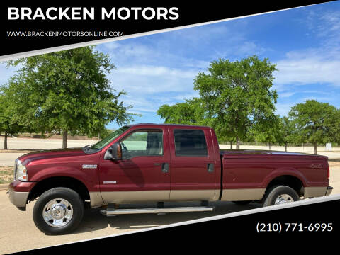 2006 Ford F-250 Super Duty for sale at BRACKEN MOTORS in San Antonio TX