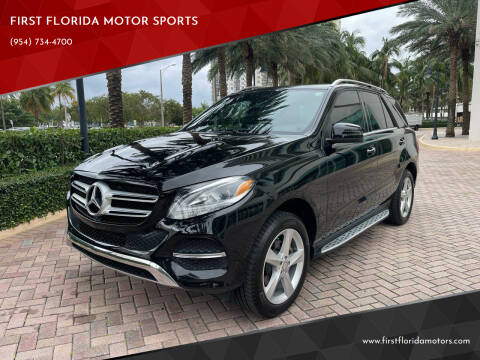 2016 Mercedes-Benz GLE for sale at FIRST FLORIDA MOTOR SPORTS in Pompano Beach FL