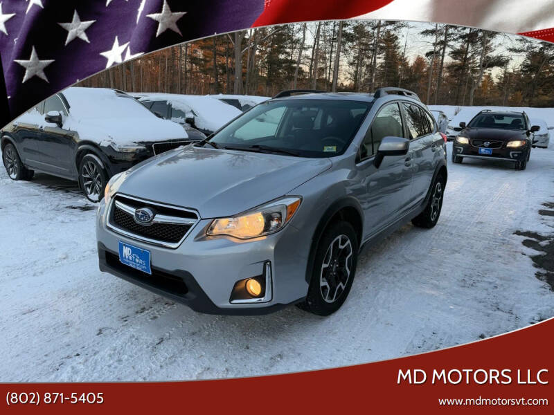 2016 Subaru Crosstrek for sale at MD Motors LLC in Williston VT