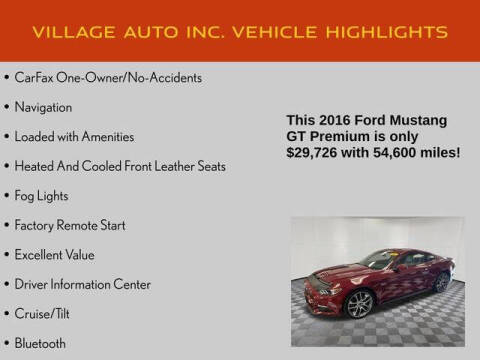 2016 Ford Mustang GT Premium