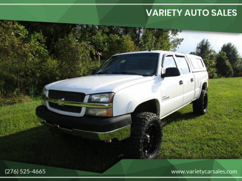 2003 Chevrolet Silverado 2500HD for sale at Variety Auto Sales in Abingdon VA