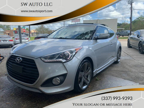 2013 Hyundai Veloster Turbo for sale at SW AUTO LLC in Lafayette LA