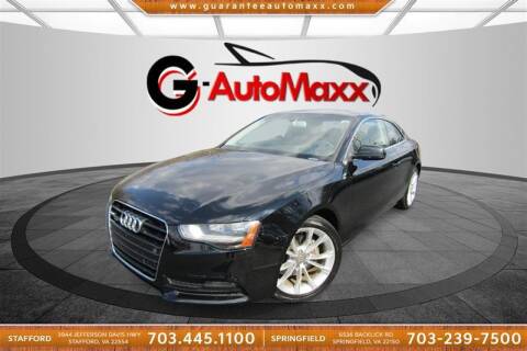 2013 Audi A5 for sale at Guarantee Automaxx in Stafford VA