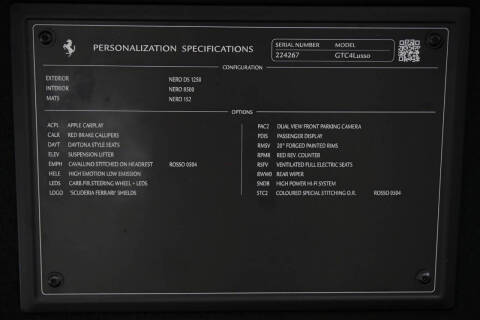 2017 Ferrari GTC4Lusso