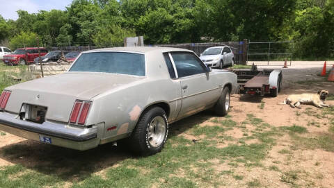 1979 Oldsmobile Cutlass for sale at Hatimi Auto LLC in Buda TX