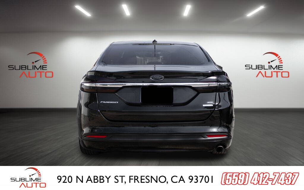 2017 Ford Fusion for sale at SUBLIME AUTO in Fresno, CA