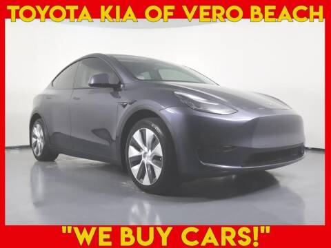 2021 Tesla Model Y for sale at PHIL SMITH AUTOMOTIVE GROUP - Toyota Kia of Vero Beach in Vero Beach FL