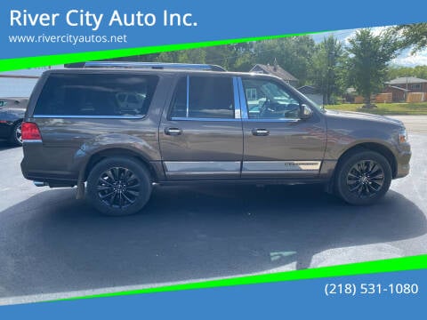2016 Lincoln Navigator L for sale at River City Auto Inc. in Fergus Falls MN