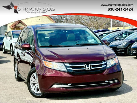 2015 Honda Odyssey for sale at Star Motor Sales in Downers Grove IL