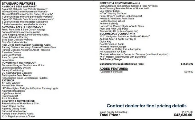 2024 Hyundai Kona Electric Limited