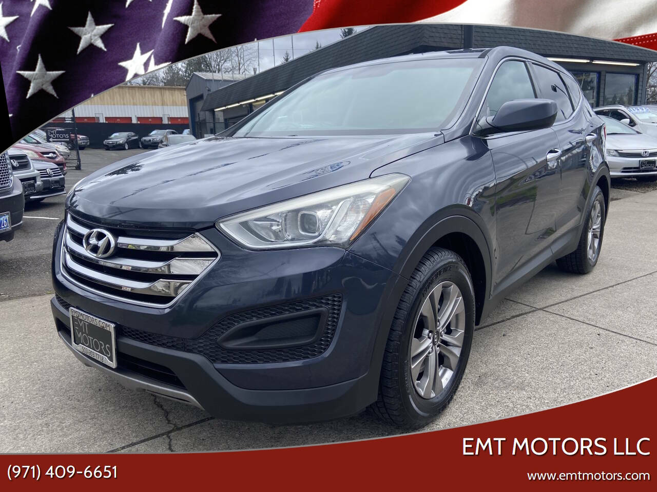 Dk. Blue 2016 Hyundai SANTA FE Sport 2.4L AWD 2.4L 4dr SUV 1