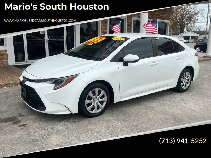 2021 Toyota Corolla for sale at Mario's South Houston in South Houston TX