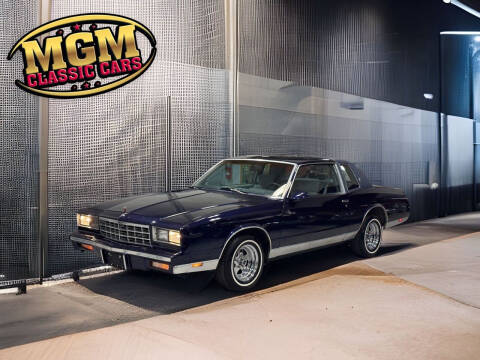 1986 Chevrolet Monte Carlo for sale at MGM CLASSIC CARS in Addison IL