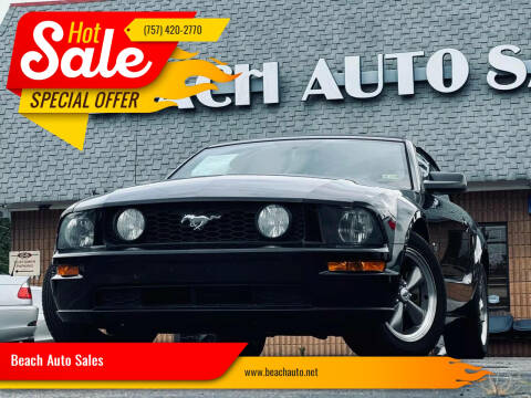 2006 Ford Mustang for sale at Beach Auto Sales in Virginia Beach VA