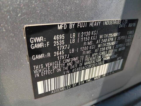 2015 Subaru Outback 2.5i Premium