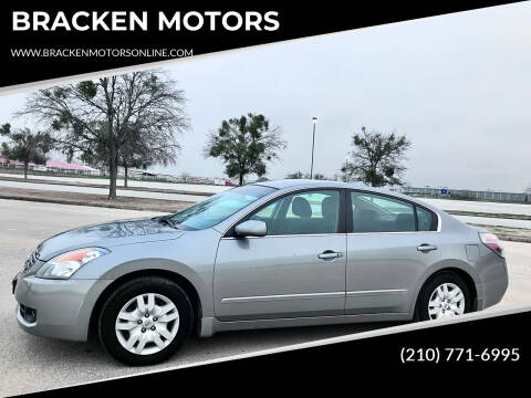 2009 Nissan Altima for sale at BRACKEN MOTORS in San Antonio TX