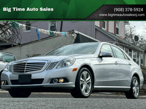 2011 Mercedes-Benz E-Class for sale at Big Time Auto Sales in Vauxhall NJ