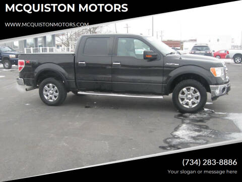 2013 Ford F-150 for sale at MCQUISTON MOTORS in Wyandotte MI