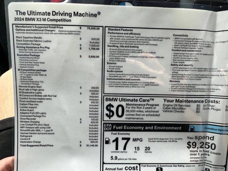 2024 BMW X3 M