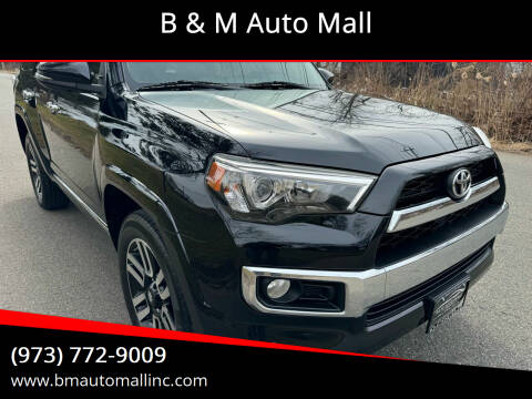 2016 Toyota 4Runner for sale at B & M Auto Mall in Clifton NJ